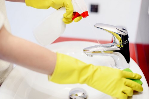 Gentle fabric and leather sofa cleaning service in Gallows Corner