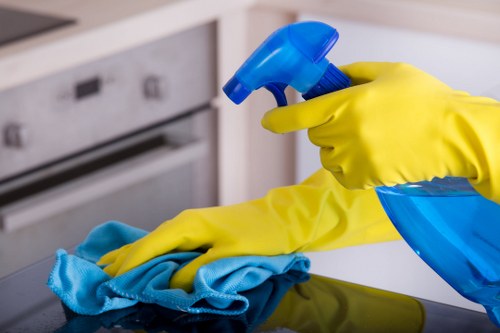 Step-by-step curtain cleaning process in Gallows Corner